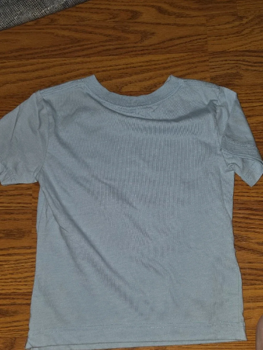 Converse Light Blue Tee with Navy and Orange Graphic
